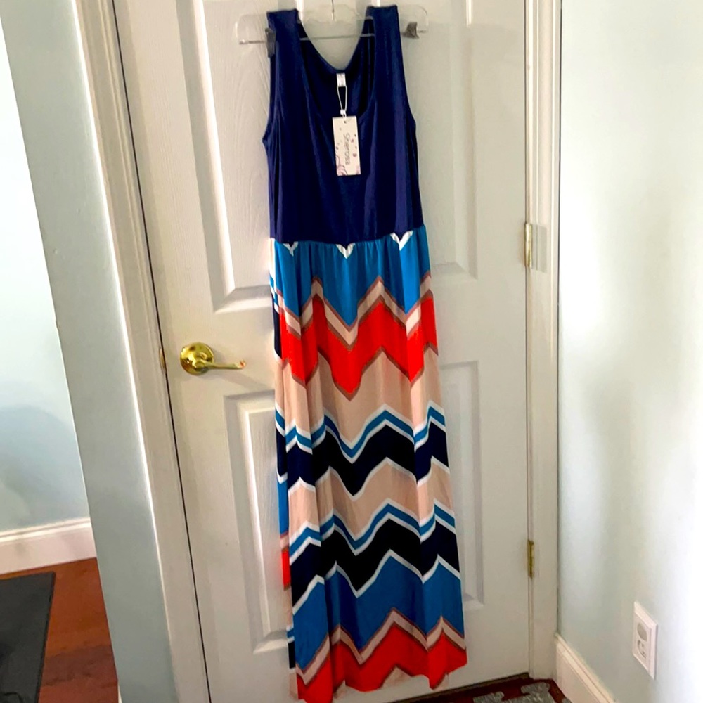 She rosa long dress size large